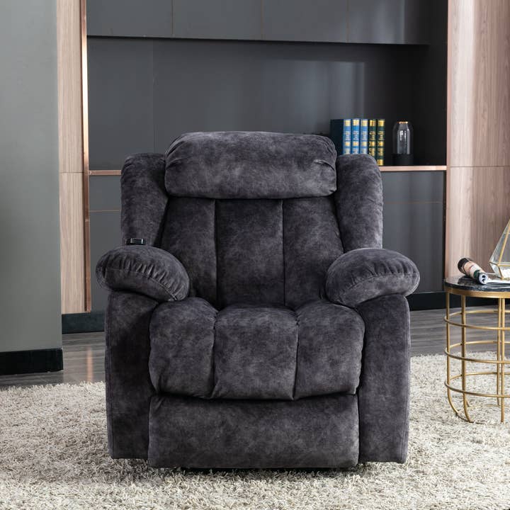 Sillón reclinable eléctrico de tela con función de calefacción y masaje. para venta al por mayor de Modern Home Touch