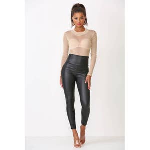 PREORDER-Everywhere Faux Leather Leggings by Jess Lea Boutique