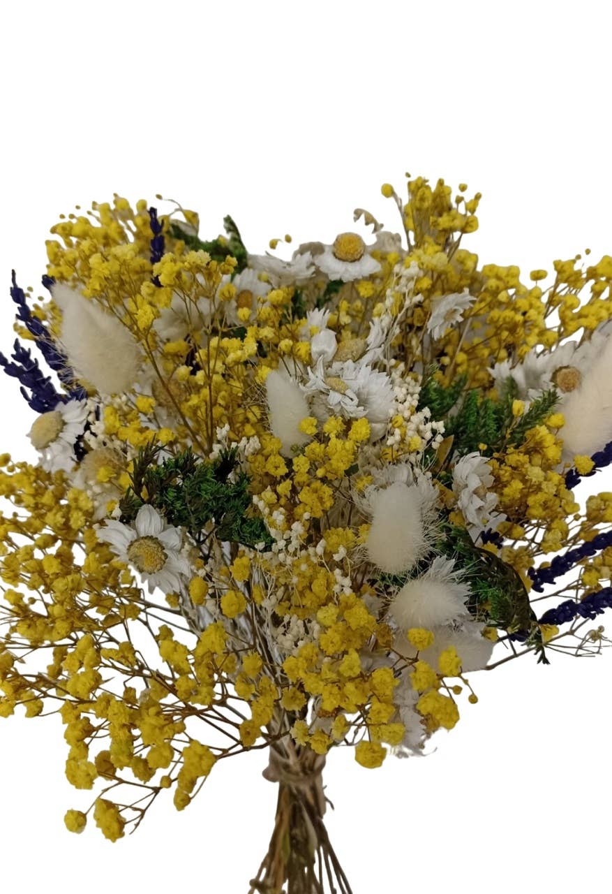 Concari.flores Preservadas – wholesale Torkade/pressade blommor – MEDELSTOR BUKETTBUKETT MED TORKADE OCH KONSERVERADE BLOMMOR OCH GRÖNA7