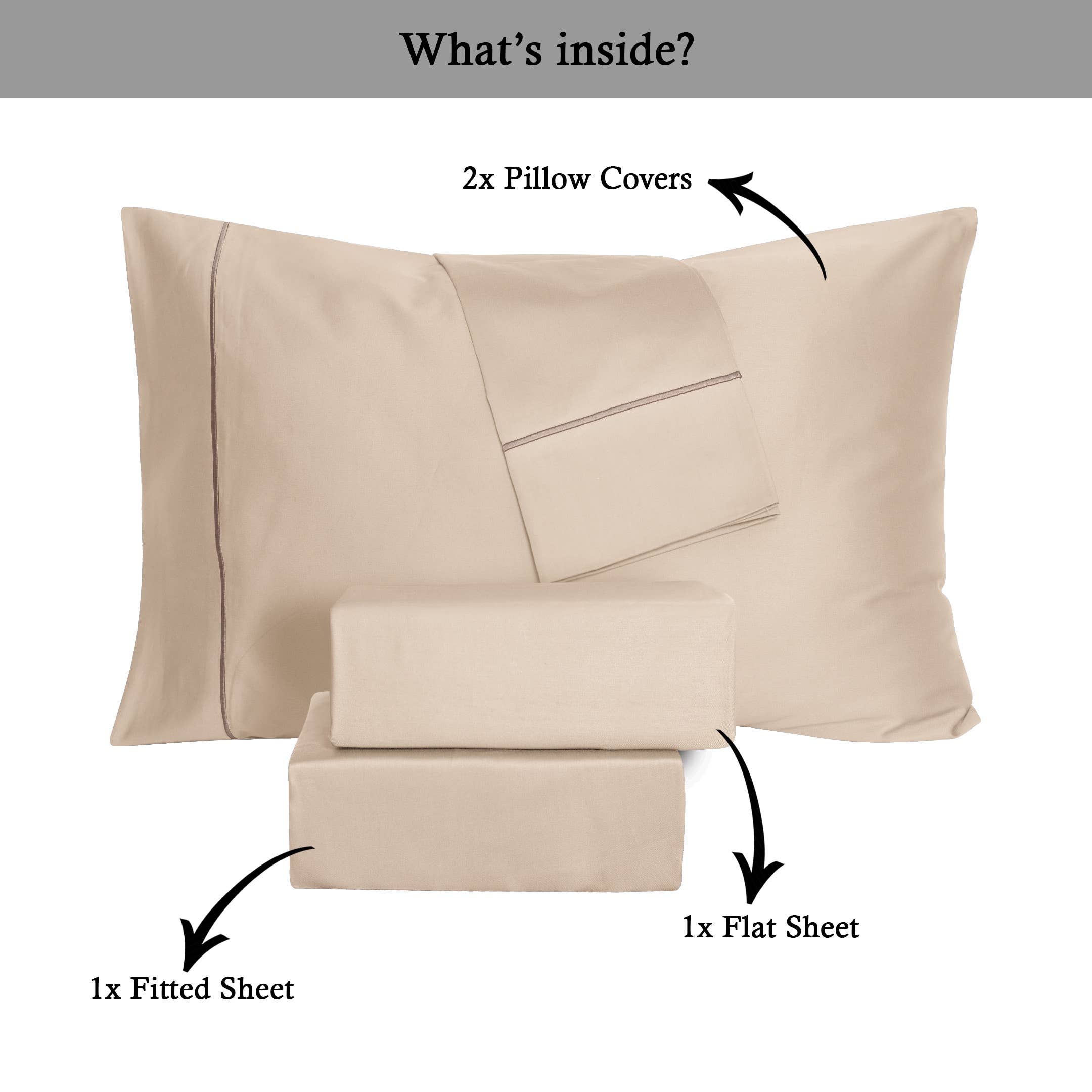 Cottonpassion_US – Conjunto de lençóis por atacado – Jogo de lençol em algodão cetim 400 fios com bordado - 4 peças27