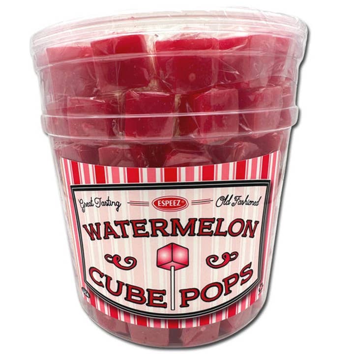 I Got Your Candy - Wholesale Hard Candy - Espeez Cube Pops Watermelon - 6ct