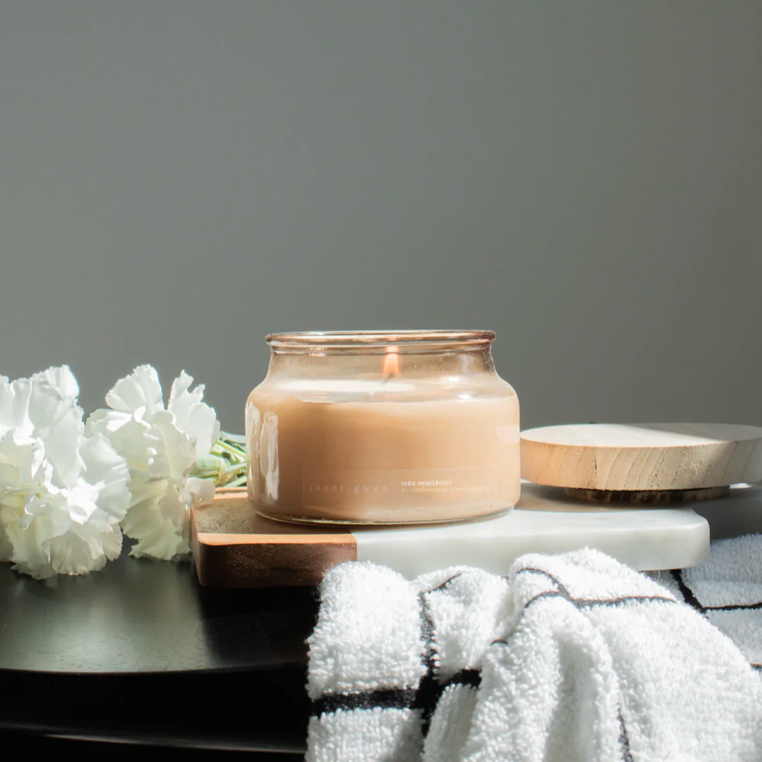 Janet Gwen - Wholesale Jar/Filled Candle - 100% HomeBody Glass Jar1