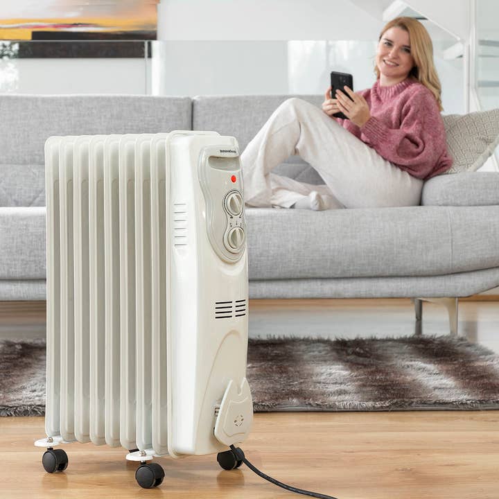 InnovaGoods - Vente Article de chauffage, ventilation et climatisation - InnovaGoods radiateur à huile Oinine 2000 W (9 éléments)
