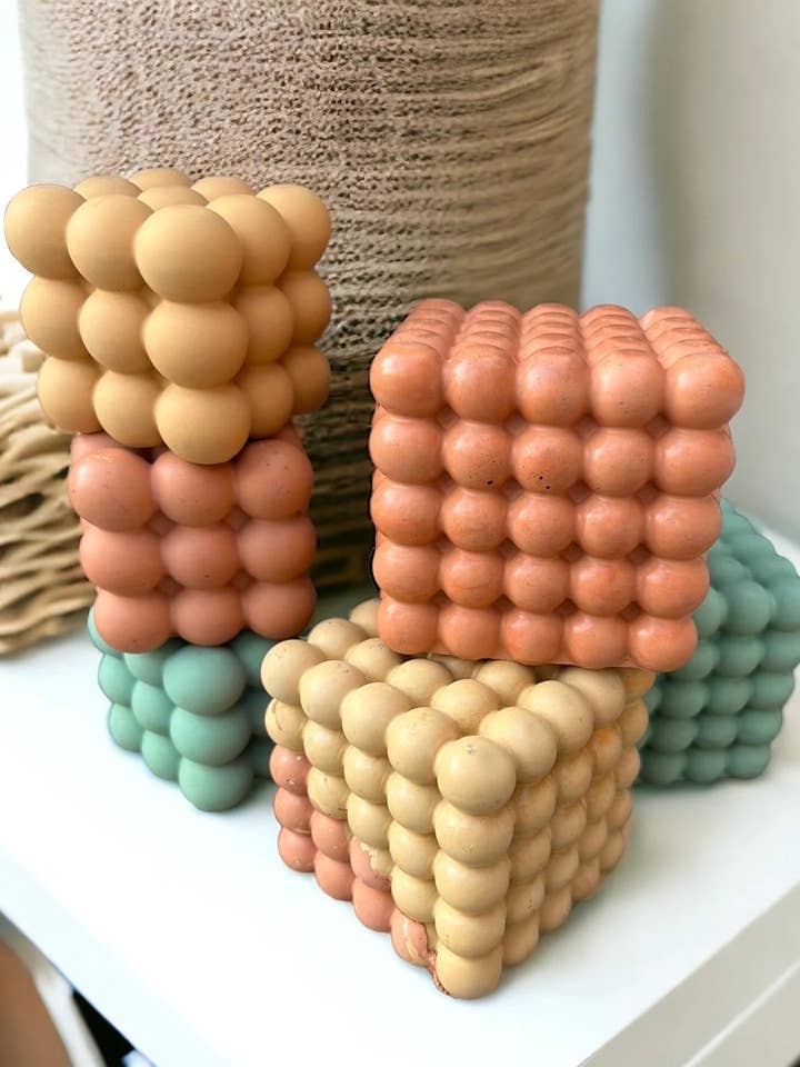 Concrete Bubble Paper Weight for wholesale by A Bit Of Boujie