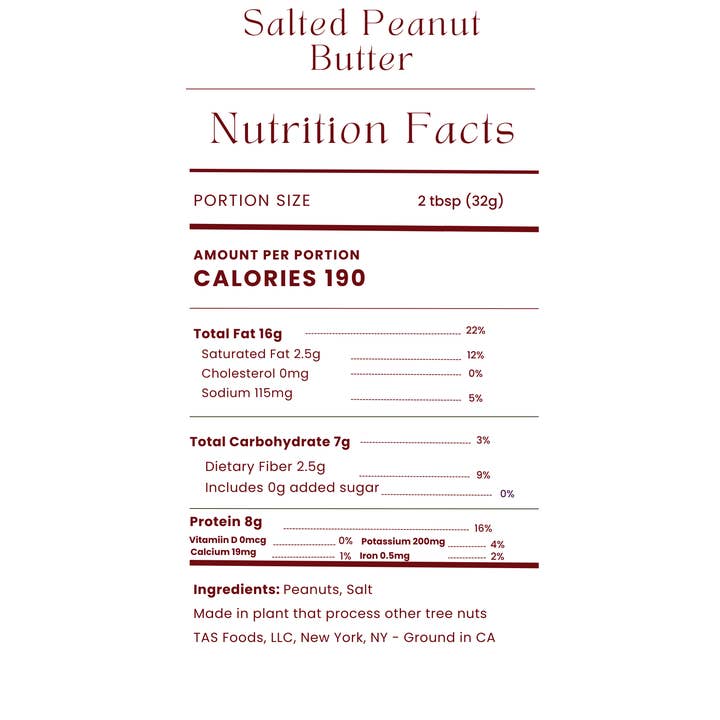 Broma – wholesale Nut butter – Salted Peanut Butter