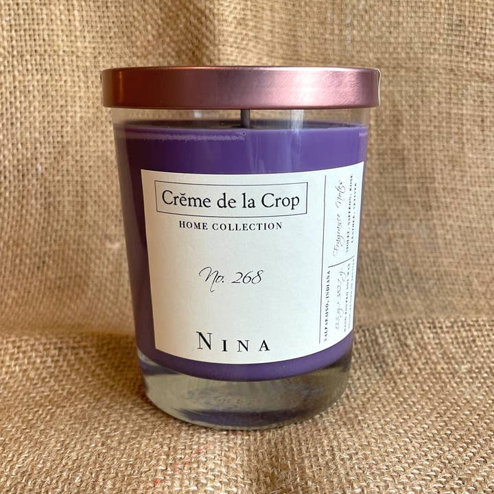 VIAI Beauty - Vente Bougie en bocal - Bougie en cire de soja - Nina