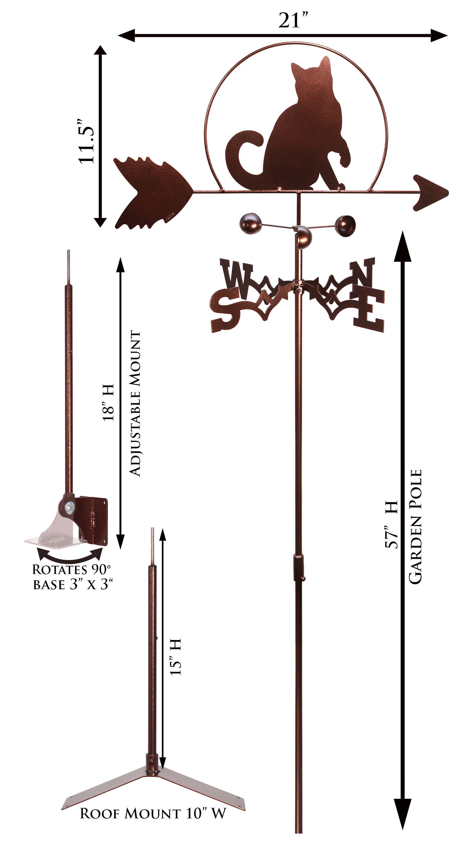 SWEN Products - Wholesale Windspinner/windspel - CAT KITTEN Windwijzer4