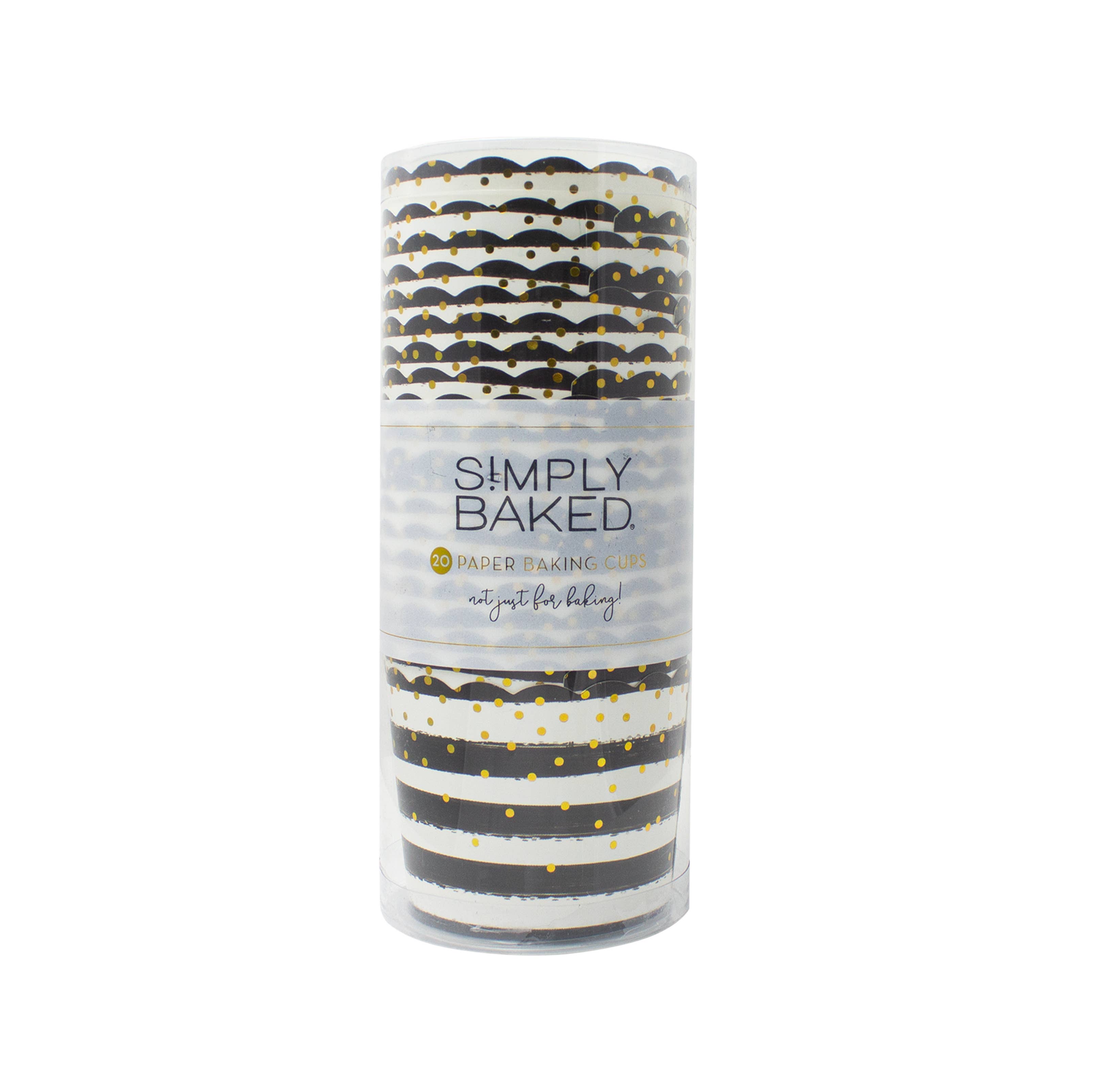 Sophistiplate - Wholesale Disposable Cup - Cup Large Black Confetti Foil/20pk1