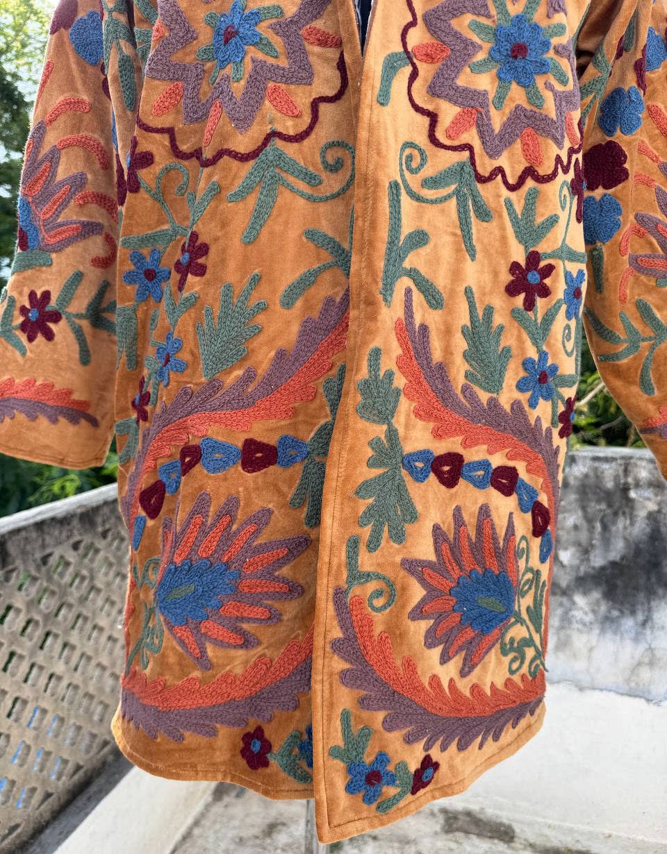 bhavnas boutique - Wholesale Jacket - Women's - Handcrafted Cotton Suzani Jacket Bohemian Style Coat Jacket 4