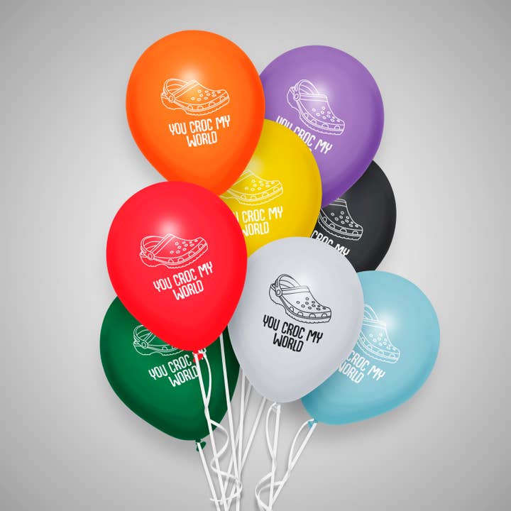 Du Croc My World Ballongpaket för wholesale av Very Pun Stuff