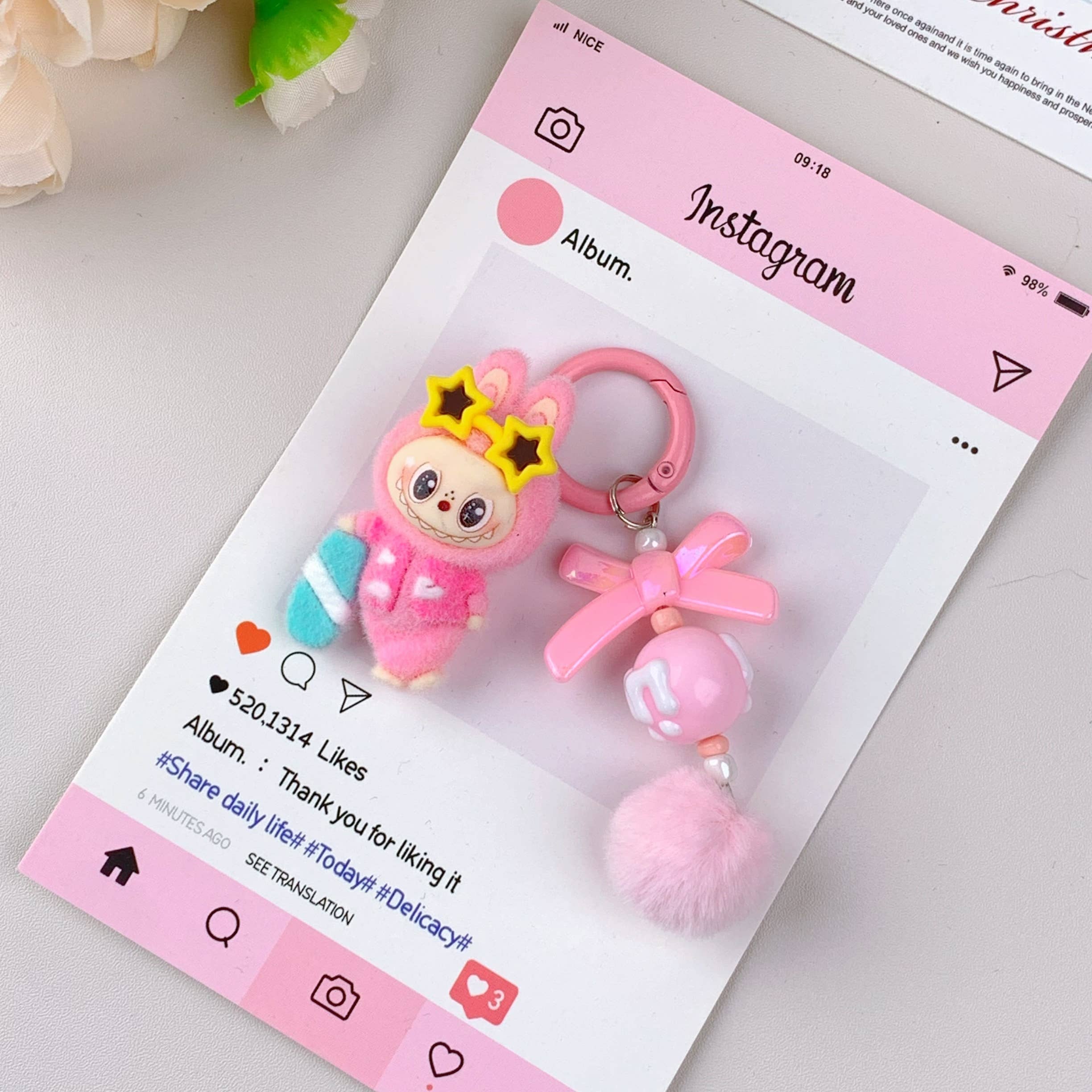 Lilyrosy（Duty free) - Wholesale Keychain - Women's - Hot-Selling Cute Keychain for Girls,Car Key Accessory0