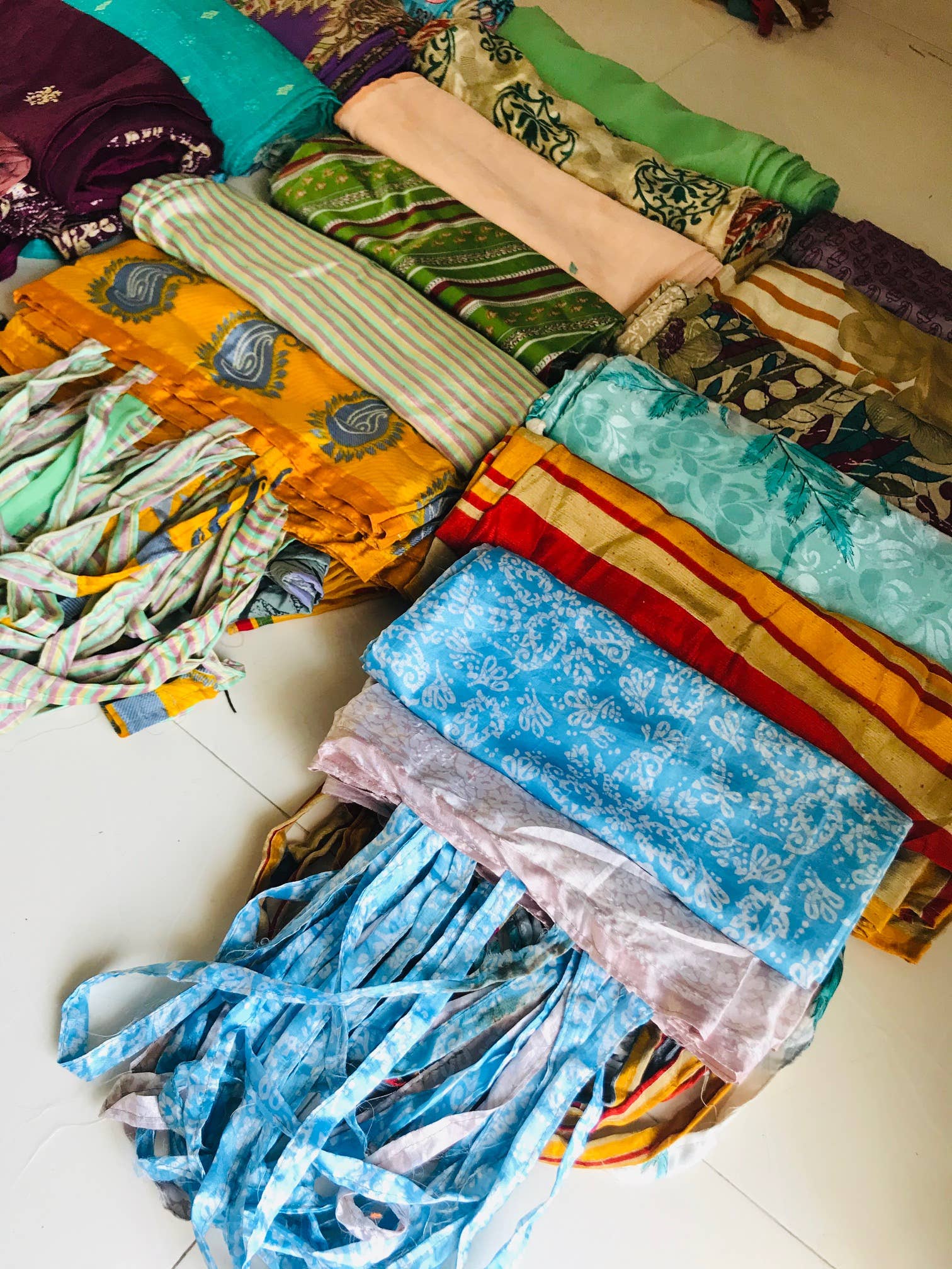 Meghcraft - Vente Pochette cadeau - Sac en soie recyclée - Sacs cabas durables et écologiques en soie5