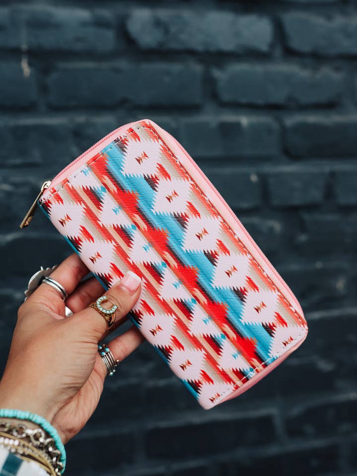 Aztec Wallet for wholesale by The Front Porch Label