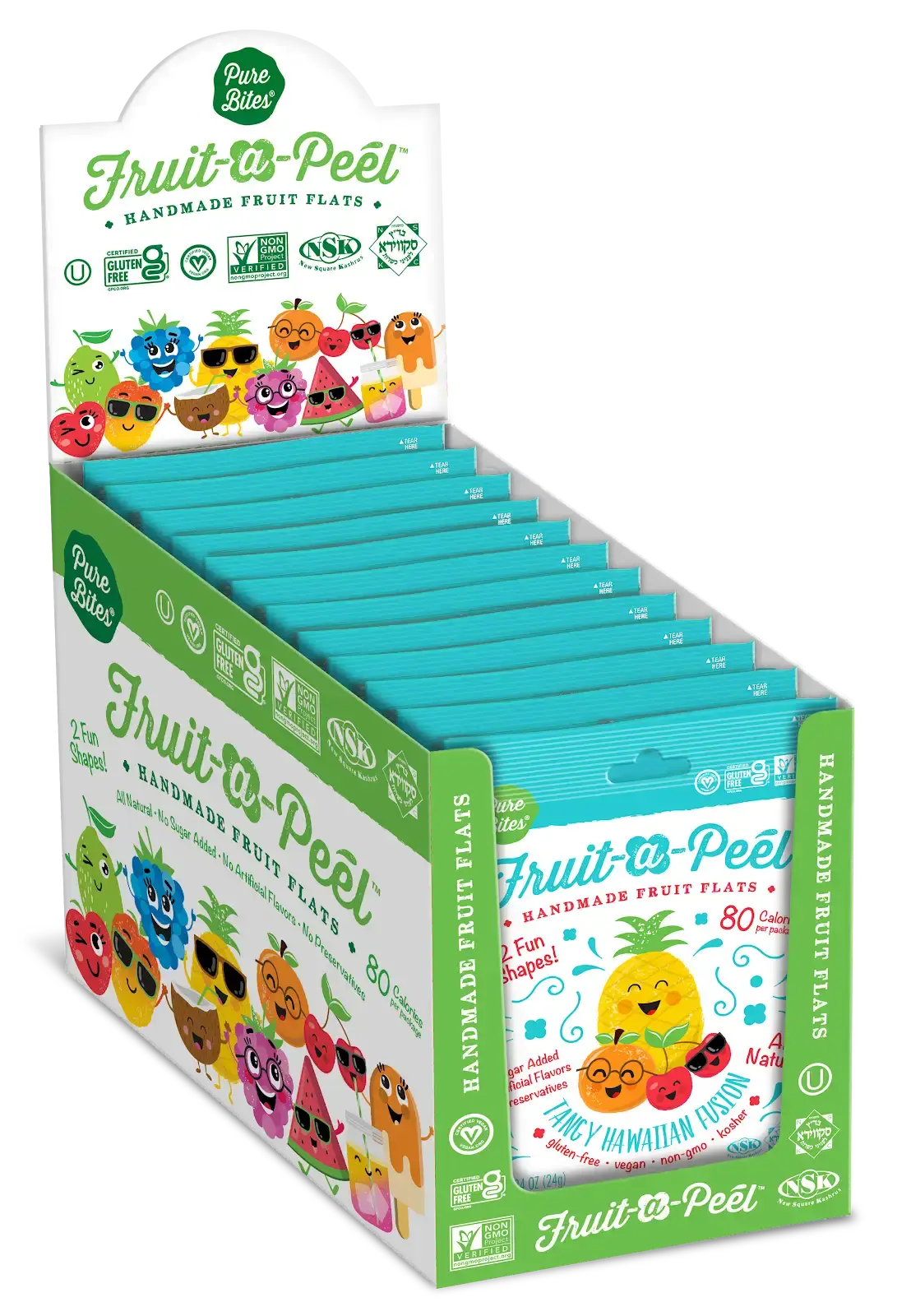 Fruit-a-Peel - Wholesale Fruit Snacks - Fruit-a-Peel Tangy Hawaiian Fusion  Fruit Flats1