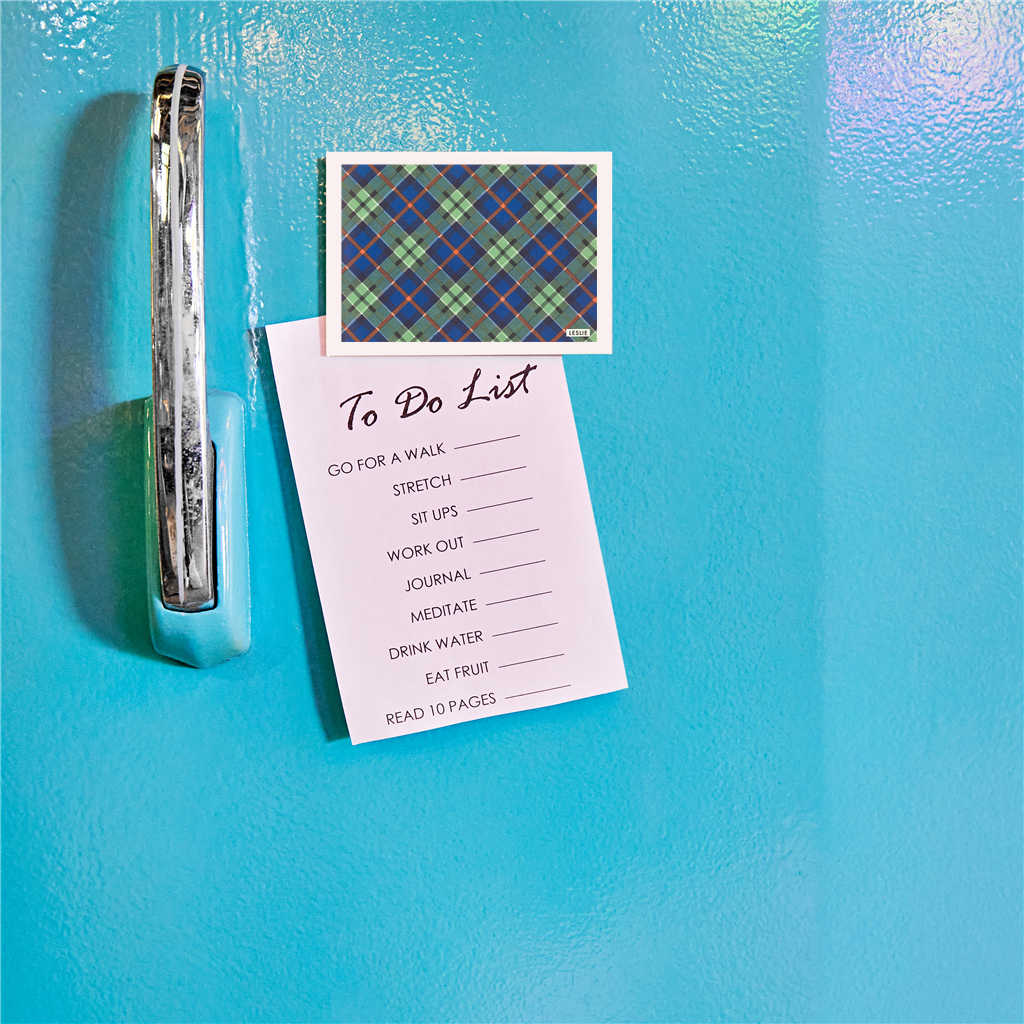 Found Image Press - Venta al por mayor Imanes - Diseño de tartán Magnet FN-463 Leslie1