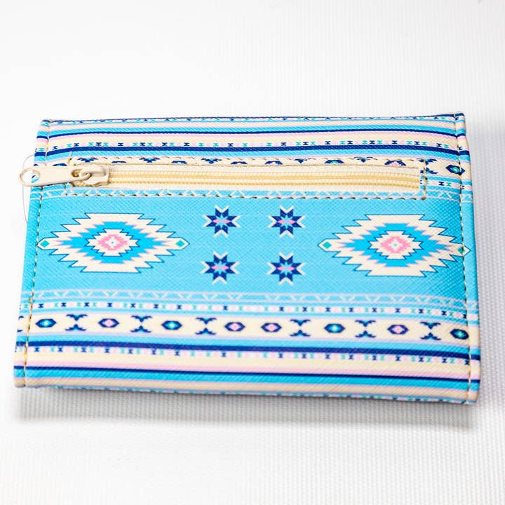 Flag Matrix Inc - Wholesale Wallet - Women's - Myka 5″ Tri-fold Native Wallet4