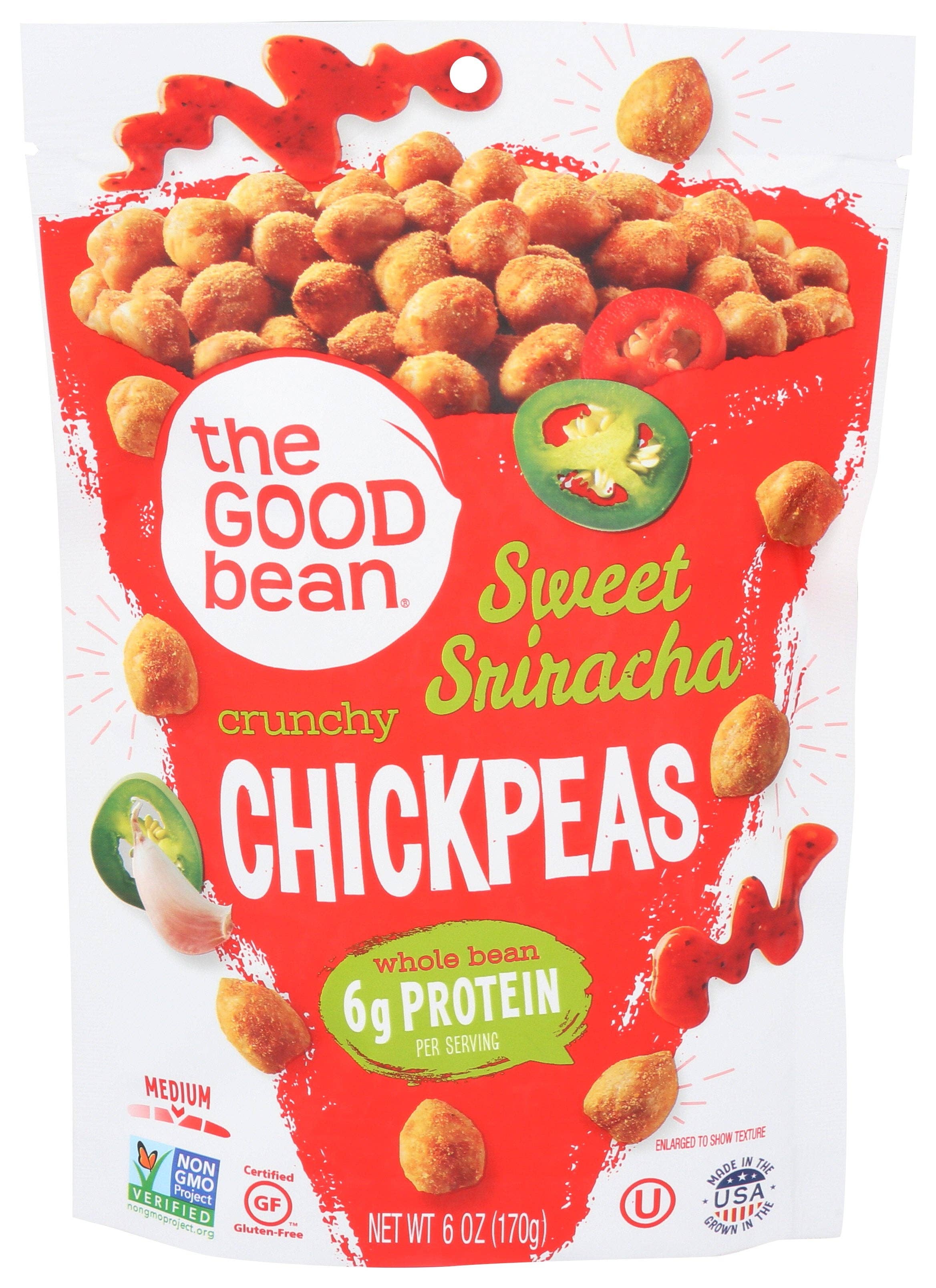 Everyday Supply Co - Wholesale Puffed Snack - THE GOOD BEAN CHICKPEA SWT SRIRACHA - Case of 60