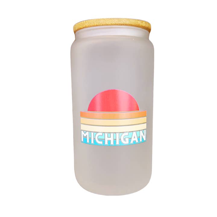 Vetro satinato: Michigan Sunset per la vendita all'ingrosso da parte di My State Designs