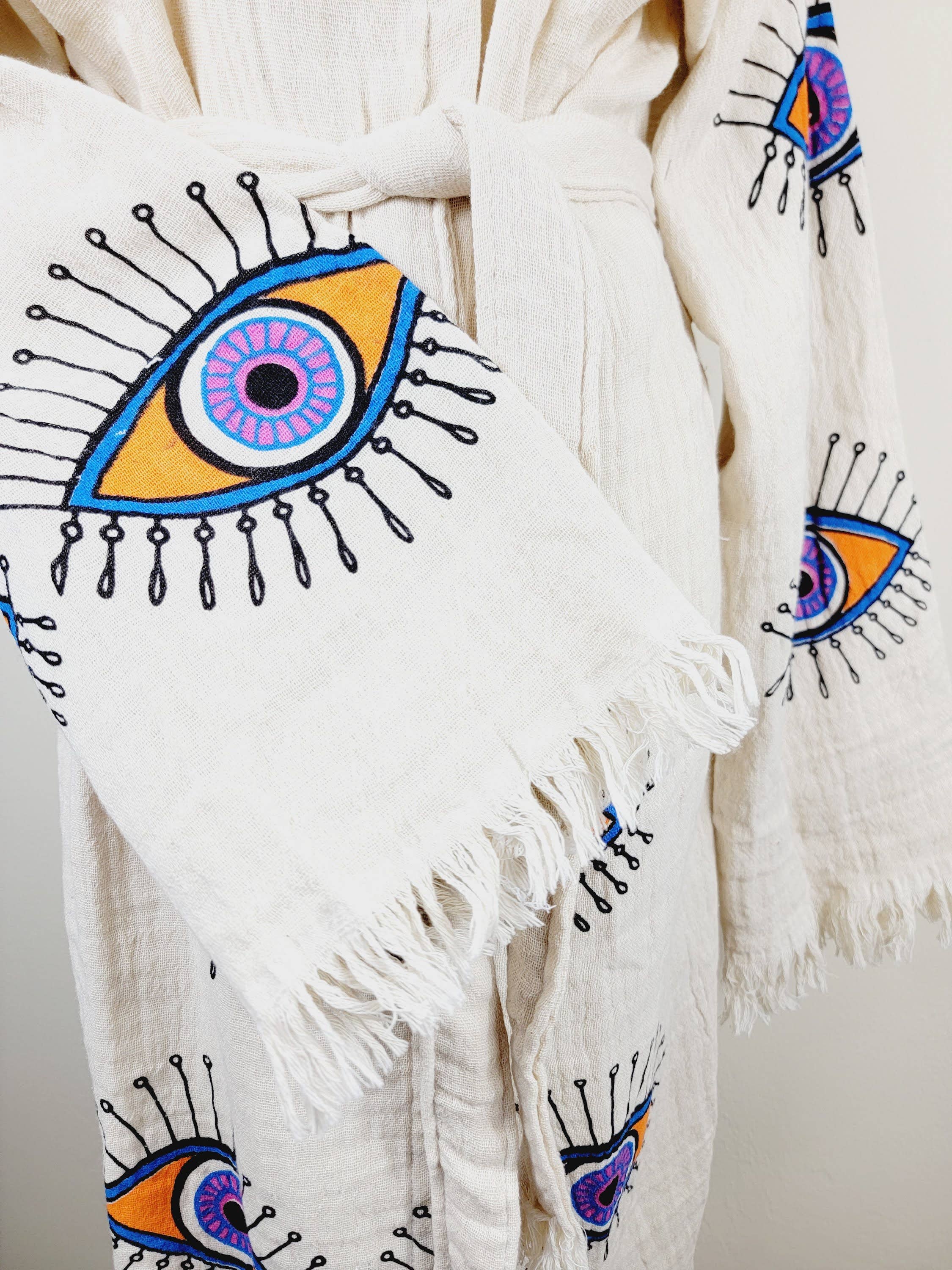 EBRU Home - Wholesale Robe - Unisex - Muslin Robe, Beach robe, Bath robe and spa, Unisex Robe 23