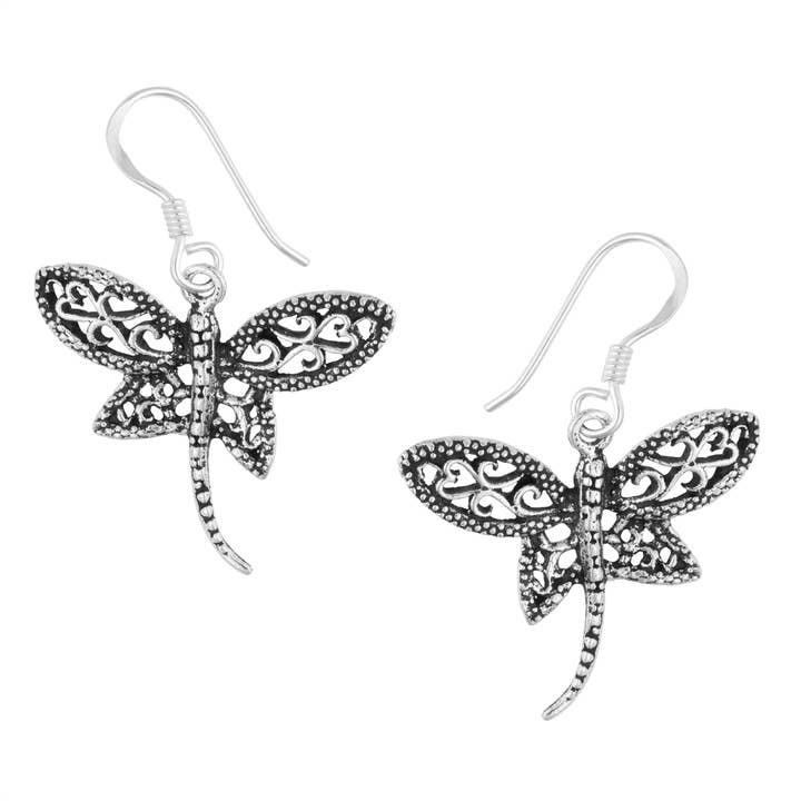 Smukke store sølv øreringe med guldsmed (USA-DDP) for engroshandel hos Silver Jewellery Cavern Wholesale