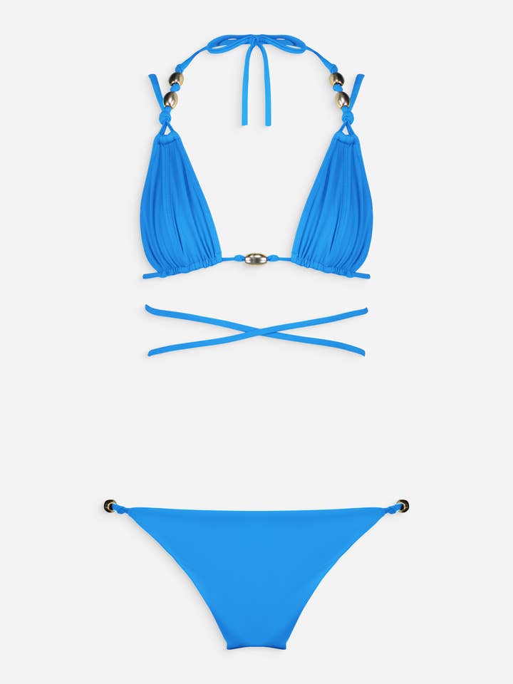 MALILUHA - Wholesale Two Piece Swimsuit - Women's - Apricate Bikini Blue1