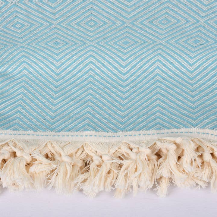 Organic Turkish Towels - Wholesale Throw Blanket - Wedding Gift Blankets, Cozy Diamond Blanket1