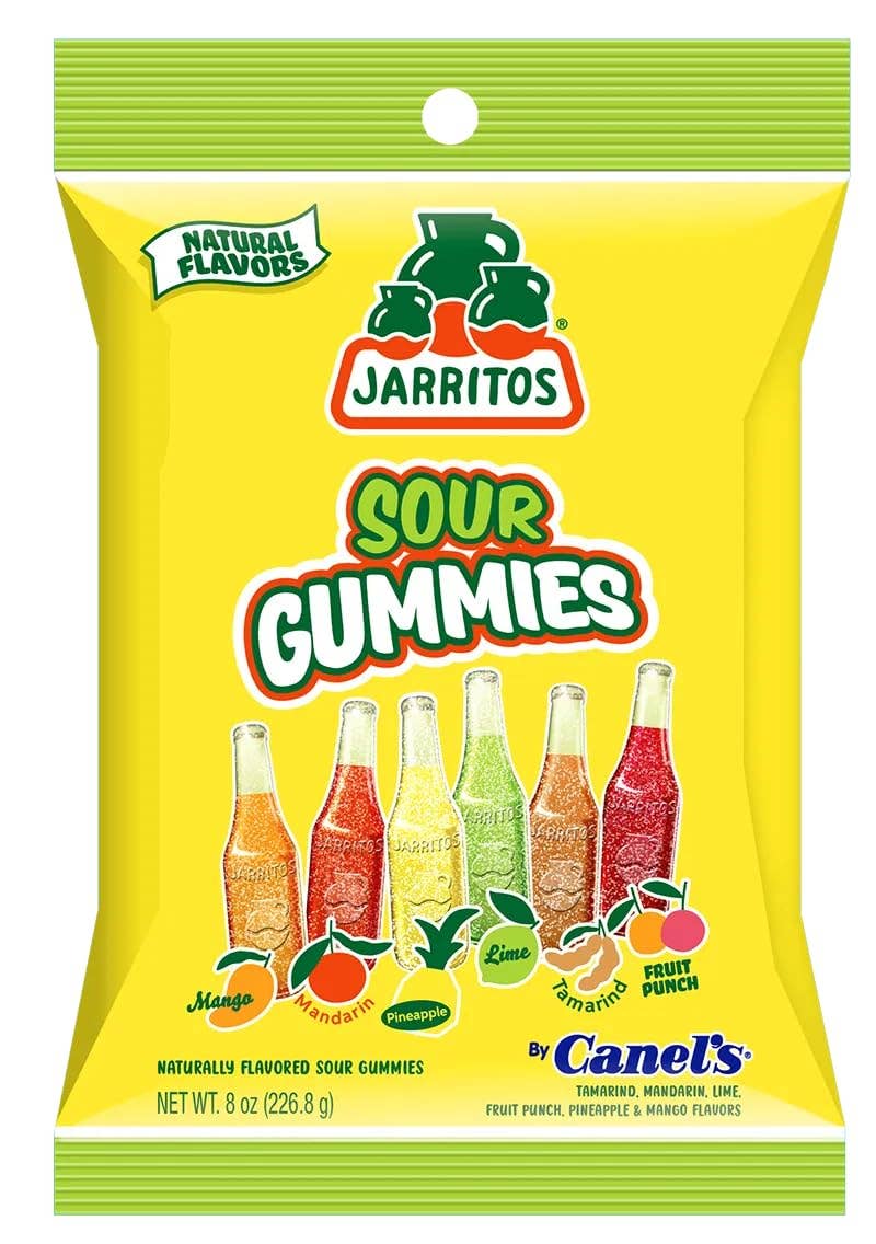 L&F Universal Goods - Wholesale Gummy - JARRITOS SOUR GUMMIES 8OZ/12CT0