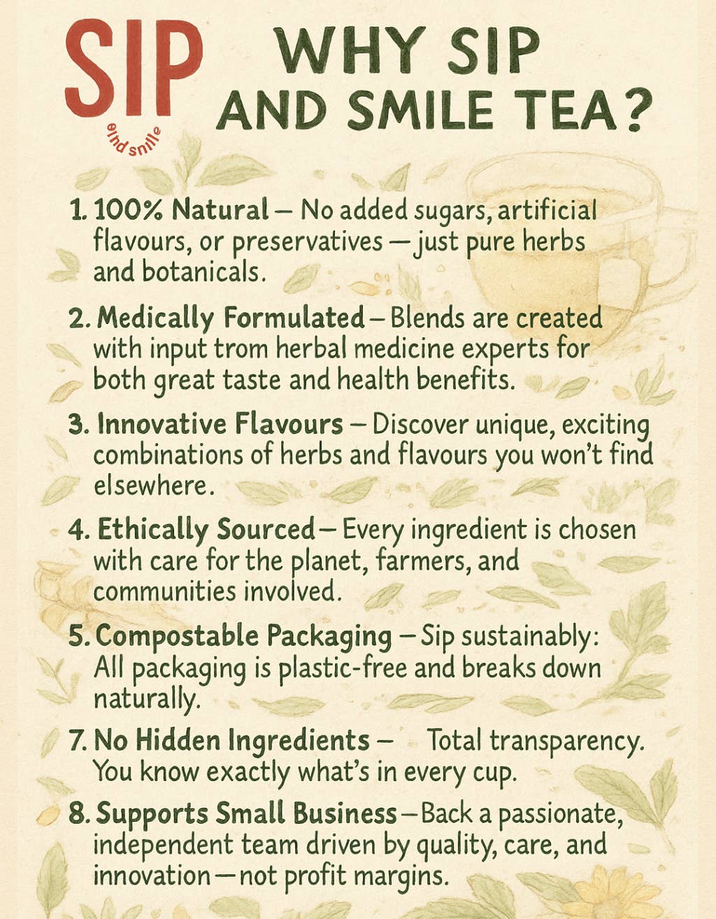 Sip and Smile LTD – wholesale Tea bags – Rise and Shine Tea2