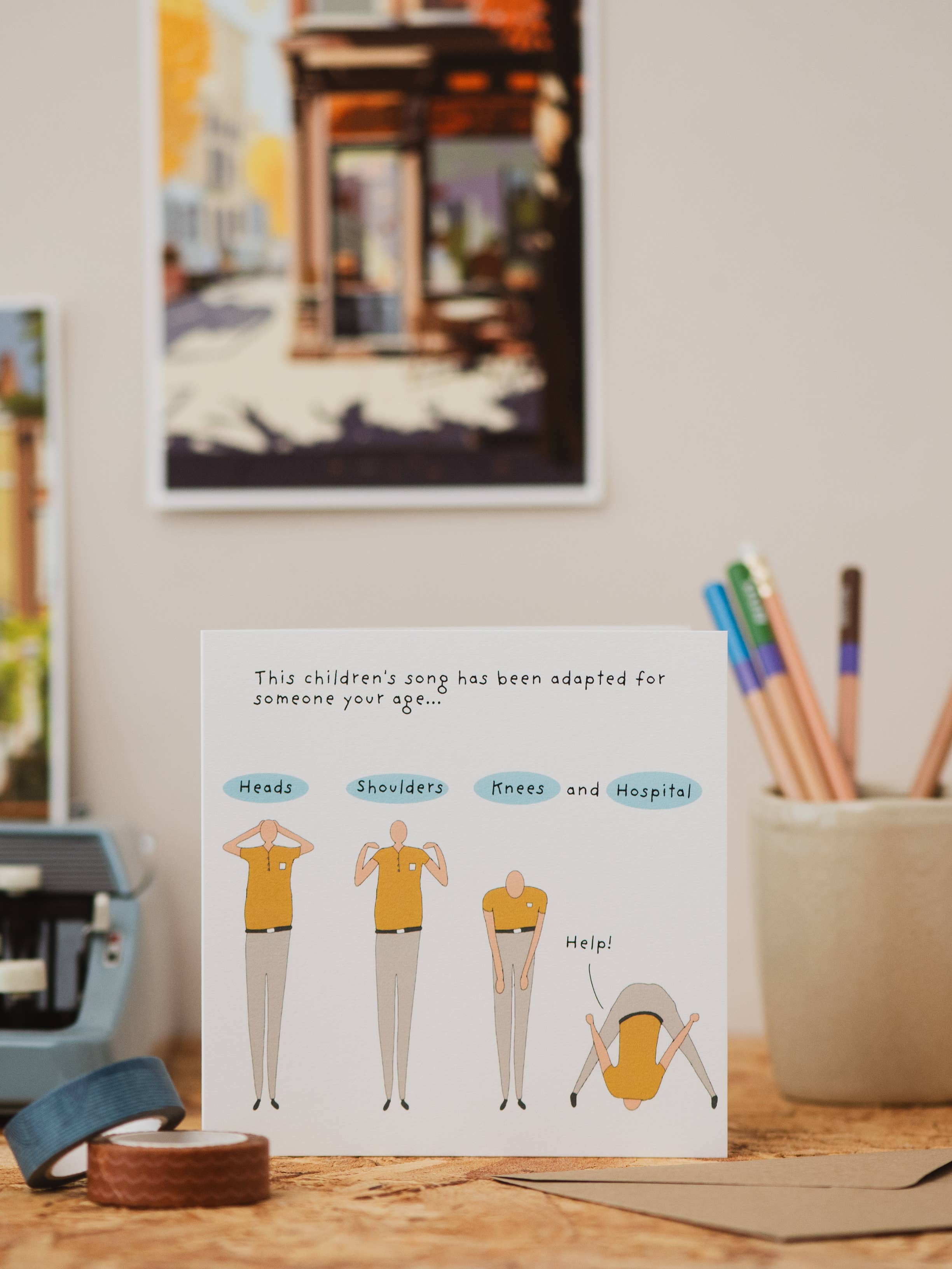 Not at all Jack - Wholesale Everyday Greeting Card - Hospital Greeting card1