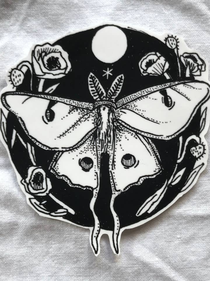 luna mal & vallmo klistermärke för wholesale av Rosemary Butterfly