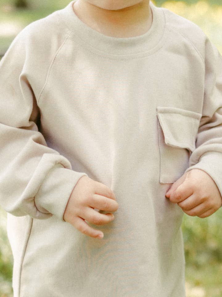 Raglan Playwear Set in Pale Grey for wholesale on Faire2
