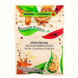 SG org.løgdipblanding 6/25g SR $5,99 for engroshandel hos Star Wholesale Ltd.