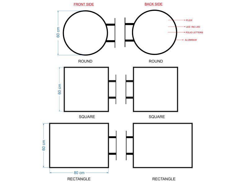 OtimSan - Wholesale Sign - Round Blade Light Box Sign4