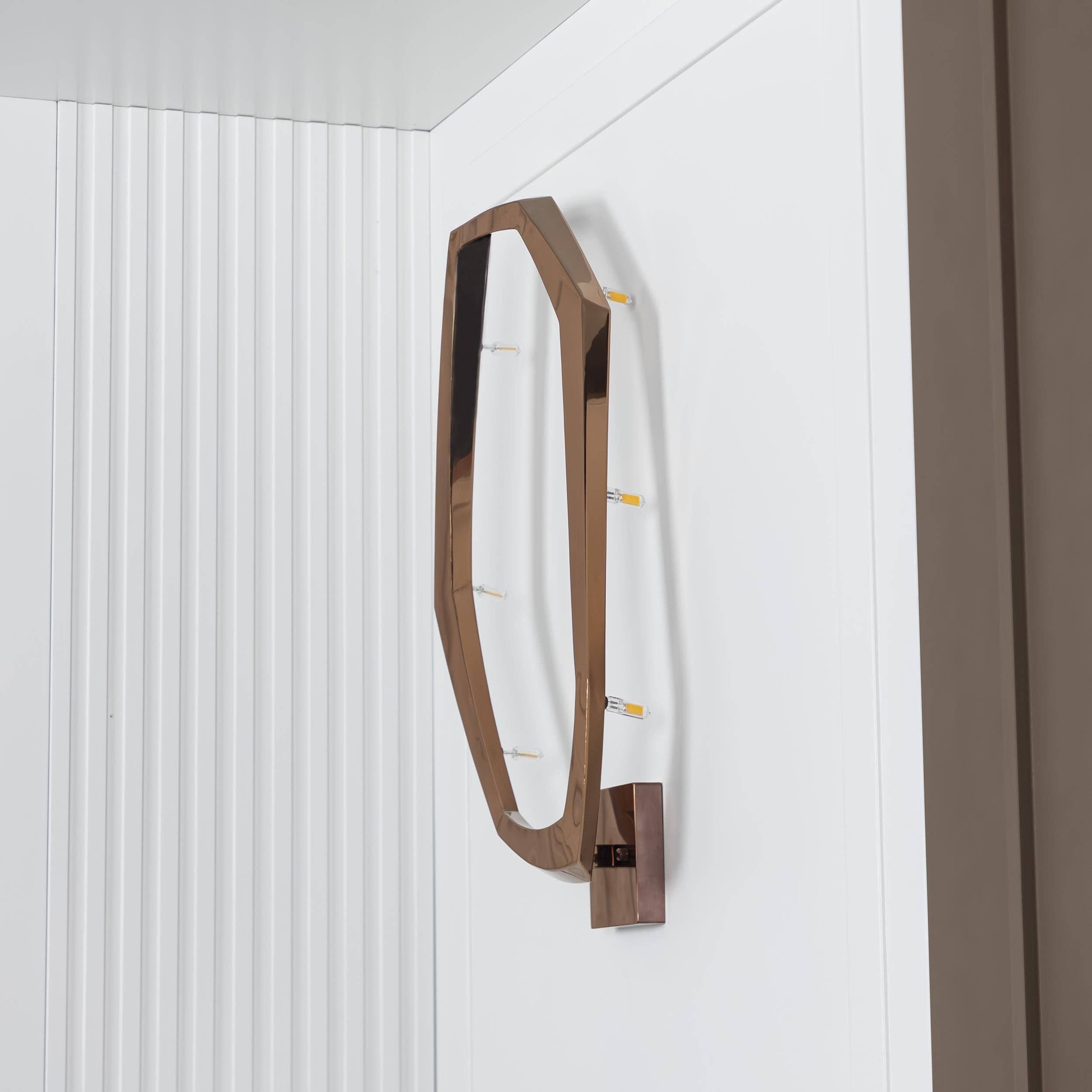 HEKA LIGHTING & TRADING LTD - Wholesale Sconce - Hatila Gold Led Wall Sconce2