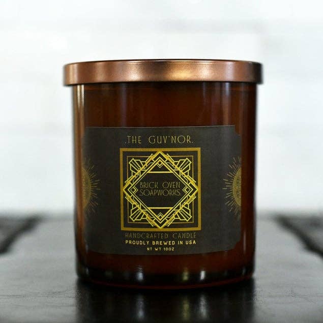 Brick Oven SoapWorks - Wholesale Jar/Filled Candle - Luxury Candles for Men, Man Candles, Masculine Candles 10oz1