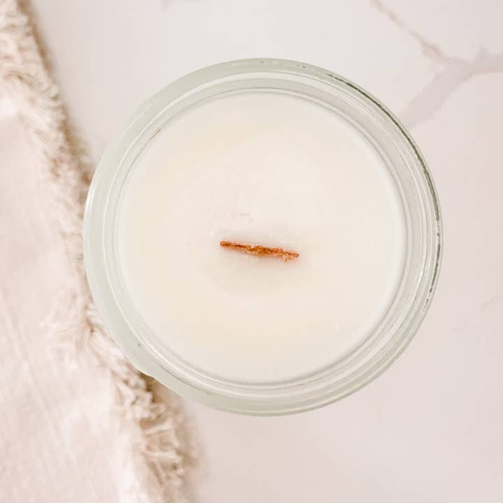 North Woods & Wicks Co - Wholesale Jar/Filled Candle - Apple Cider Donut 12oz Soy Candle2