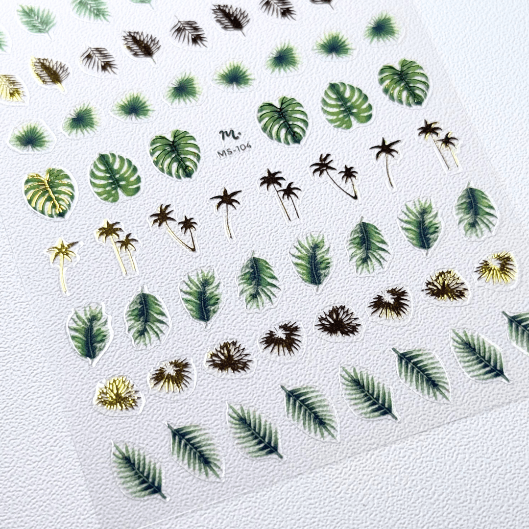 Maniology - Wholesale Nail Art/Decal - Palm Parade (MS-104) - Nail Art Sticker4