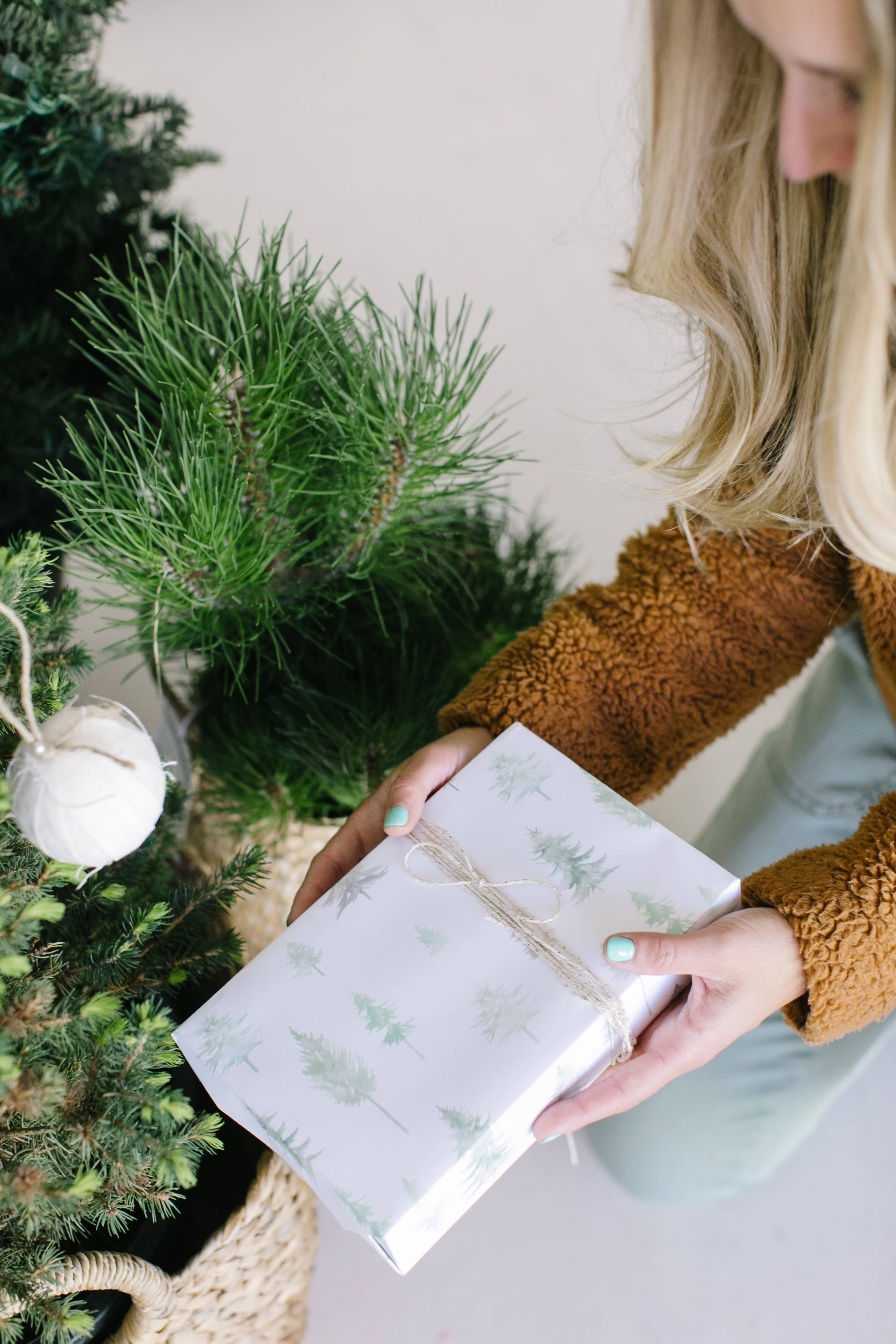 Lana's Shop - Wholesale Wrapping Paper Roll - Peaceful Forest Gift Wrap Roll6