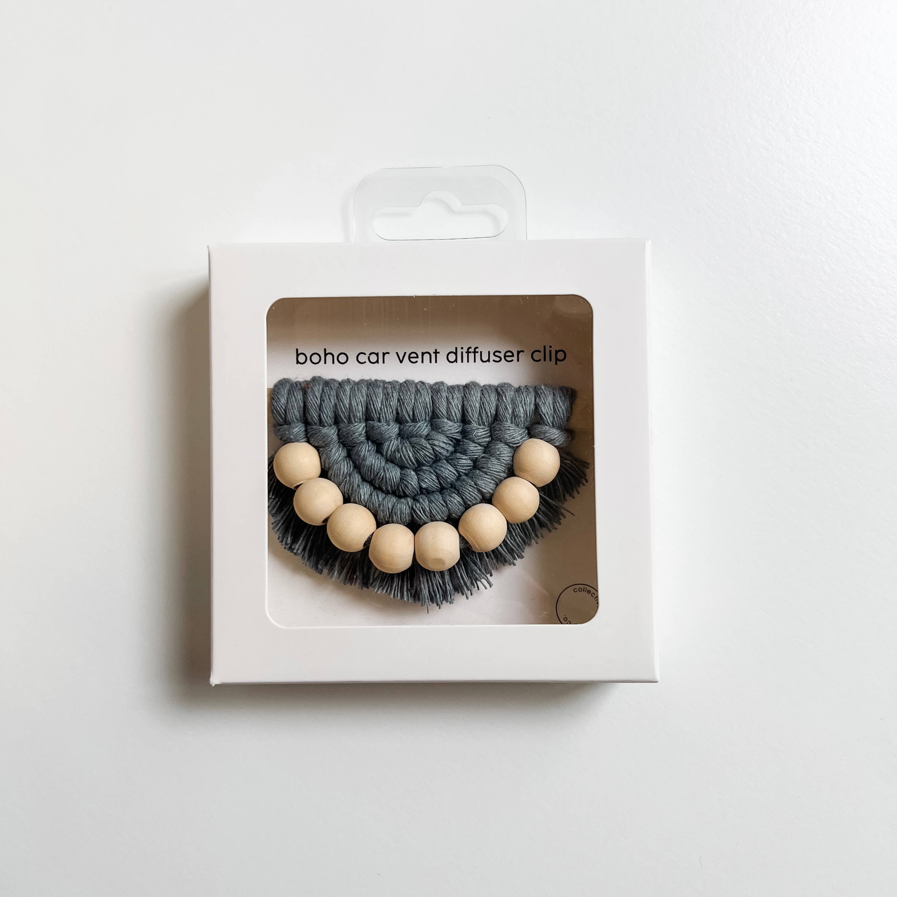 Collective Harmony Co - Wholesale Car Freshener - Women's - boho car vent clip diffuser | macrame car diffuser3
