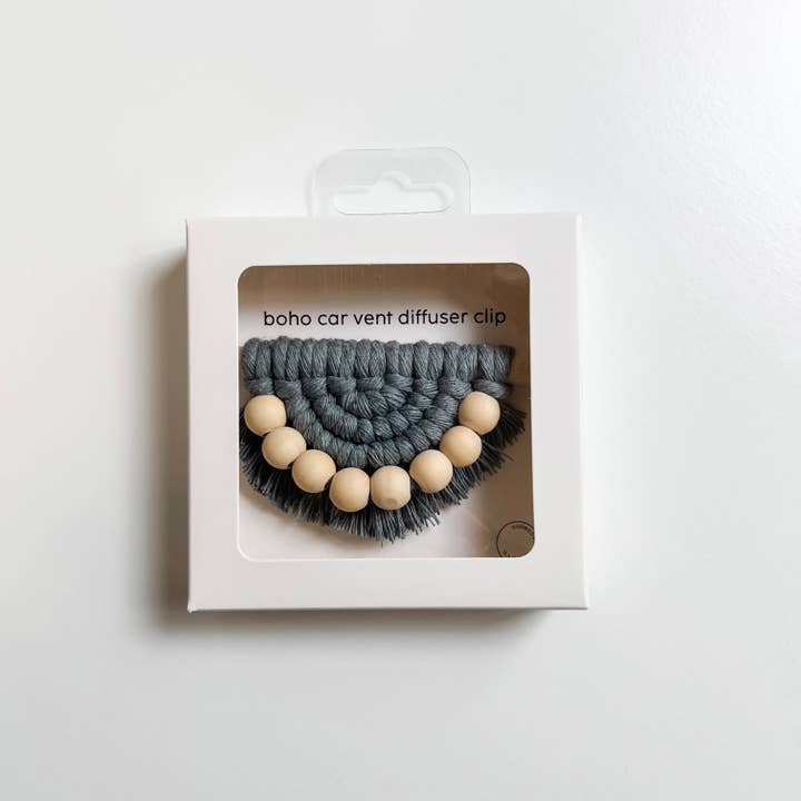 Collective Harmony Co - Wholesale Car Freshener - Women's - boho car vent clip diffuser | macrame car diffuser3