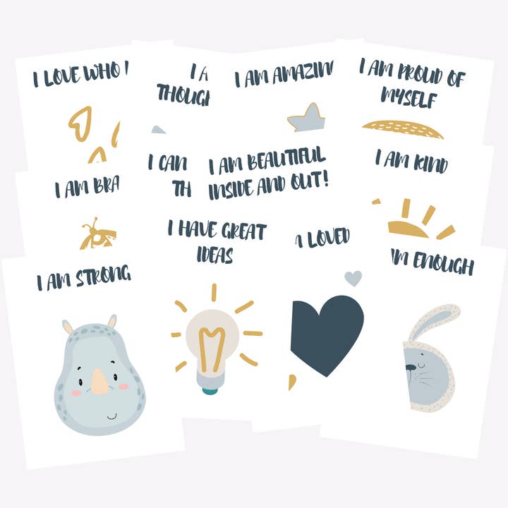 Kid Affirmation Card Deck for wholesale by Kateable