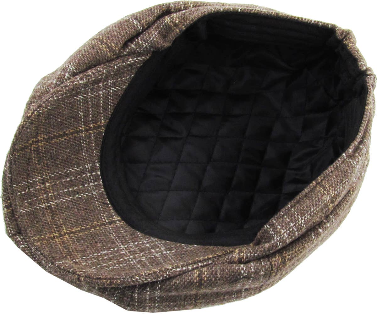 KBETHOS - Vente Casquette gavroche – homme - Ascot à carreaux et boutons5