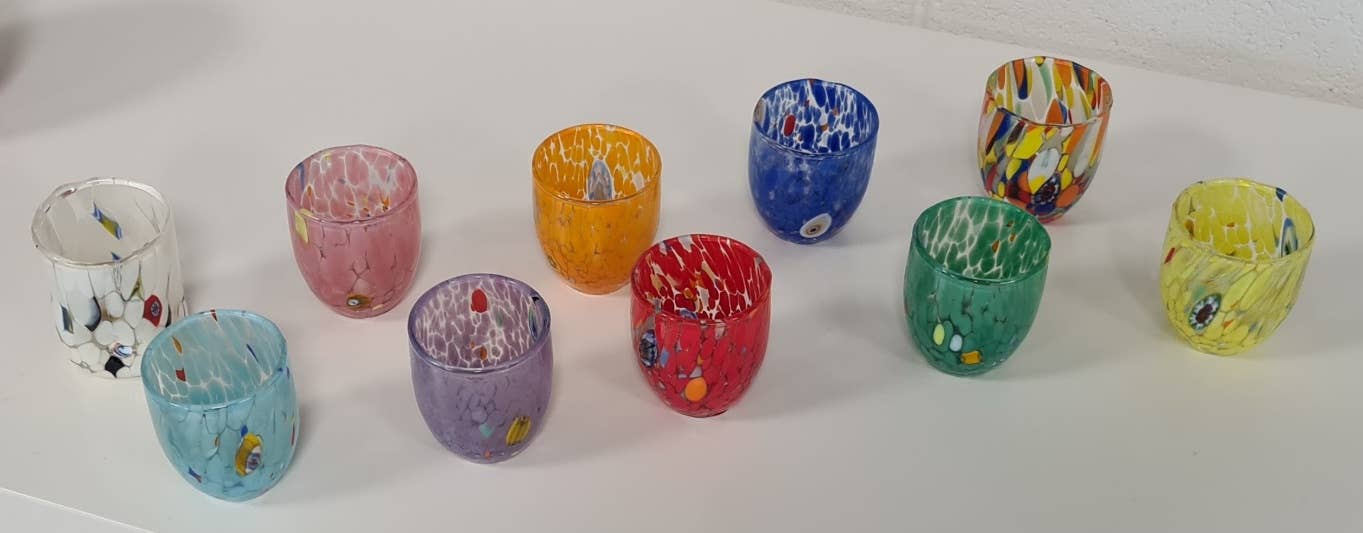 Alice Sturzinger LLC - Wholesale Shotglas - Venezia Murano likeurglaasjes in diverse kleuren6