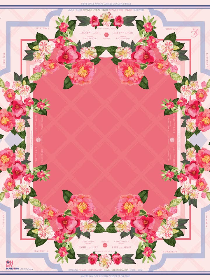 Camellia Mat for wholesale by Oh My Mahjong
