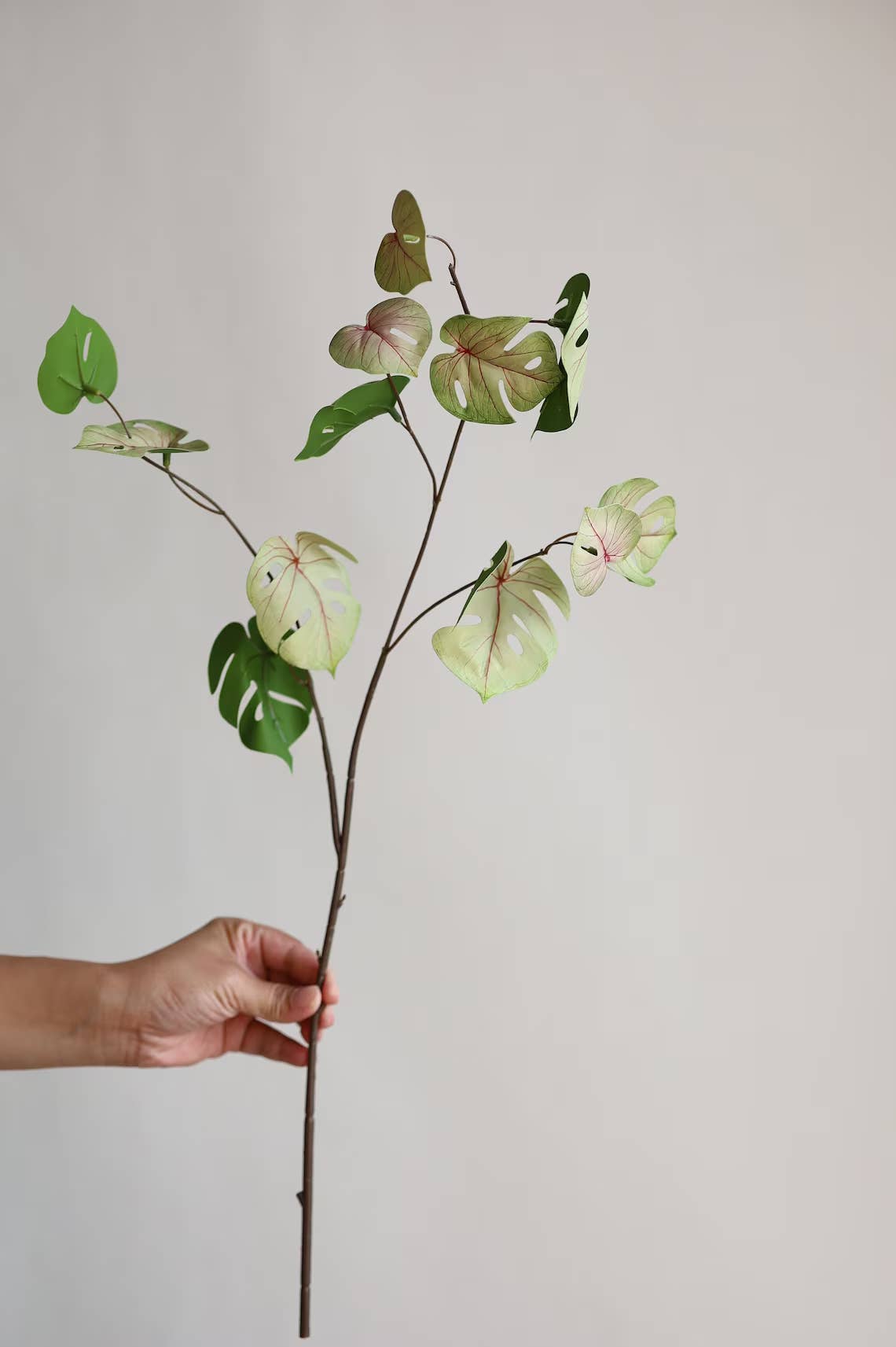 Angel Isabella – wholesale Konstgjord växt – Designerns favorit – 27" mjuk monstera i konstmaterial0