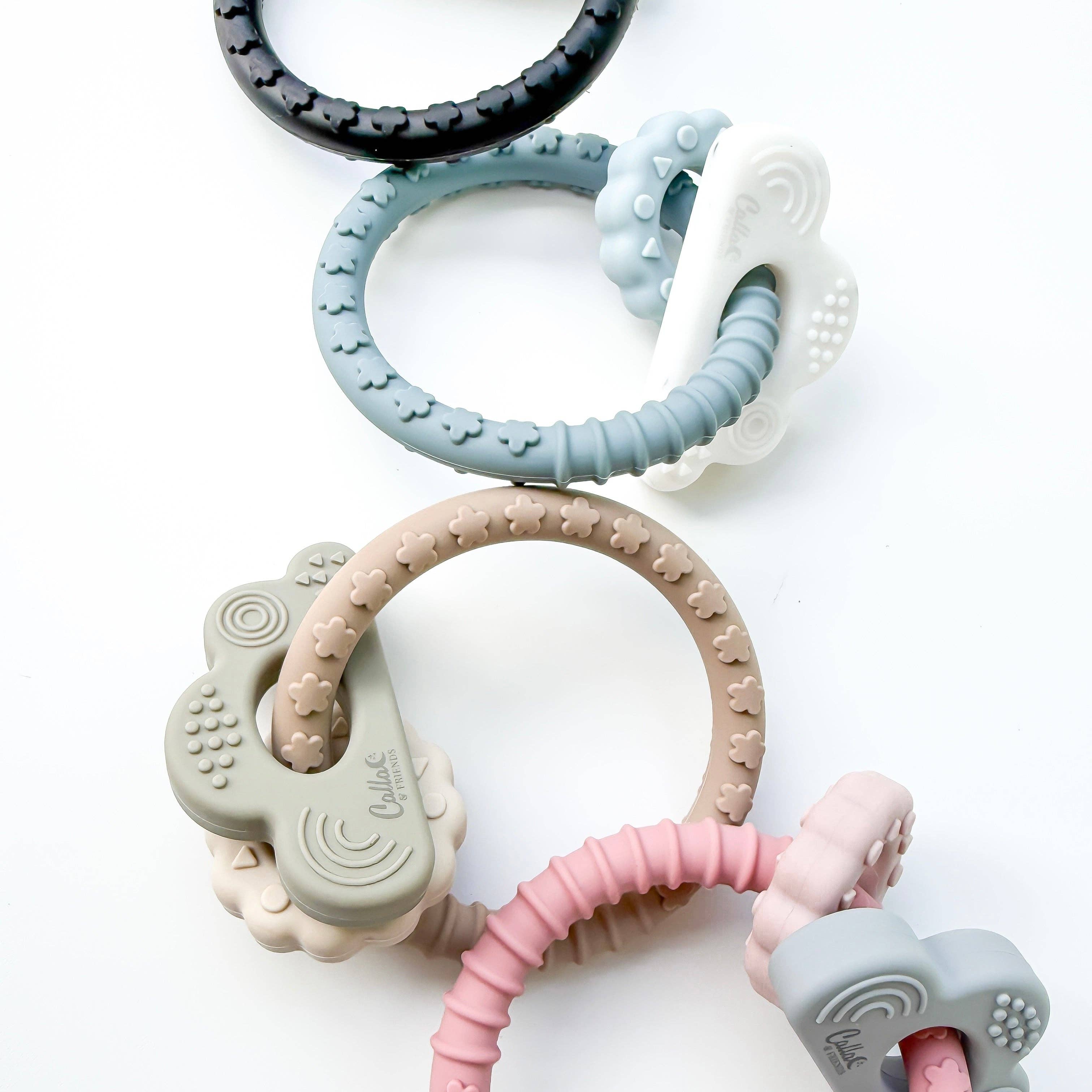 Calla & Friends - Wholesale Teether (Not Clip-On) - Baby - Cloudy Days Silicone Teether2