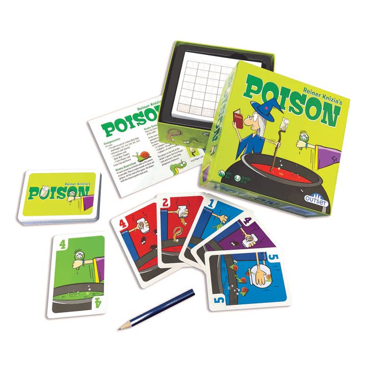 Outset Games and Cobble Hill Puzzles - Wholesale Card Game - Reiner Knizia's Poison Card Game
