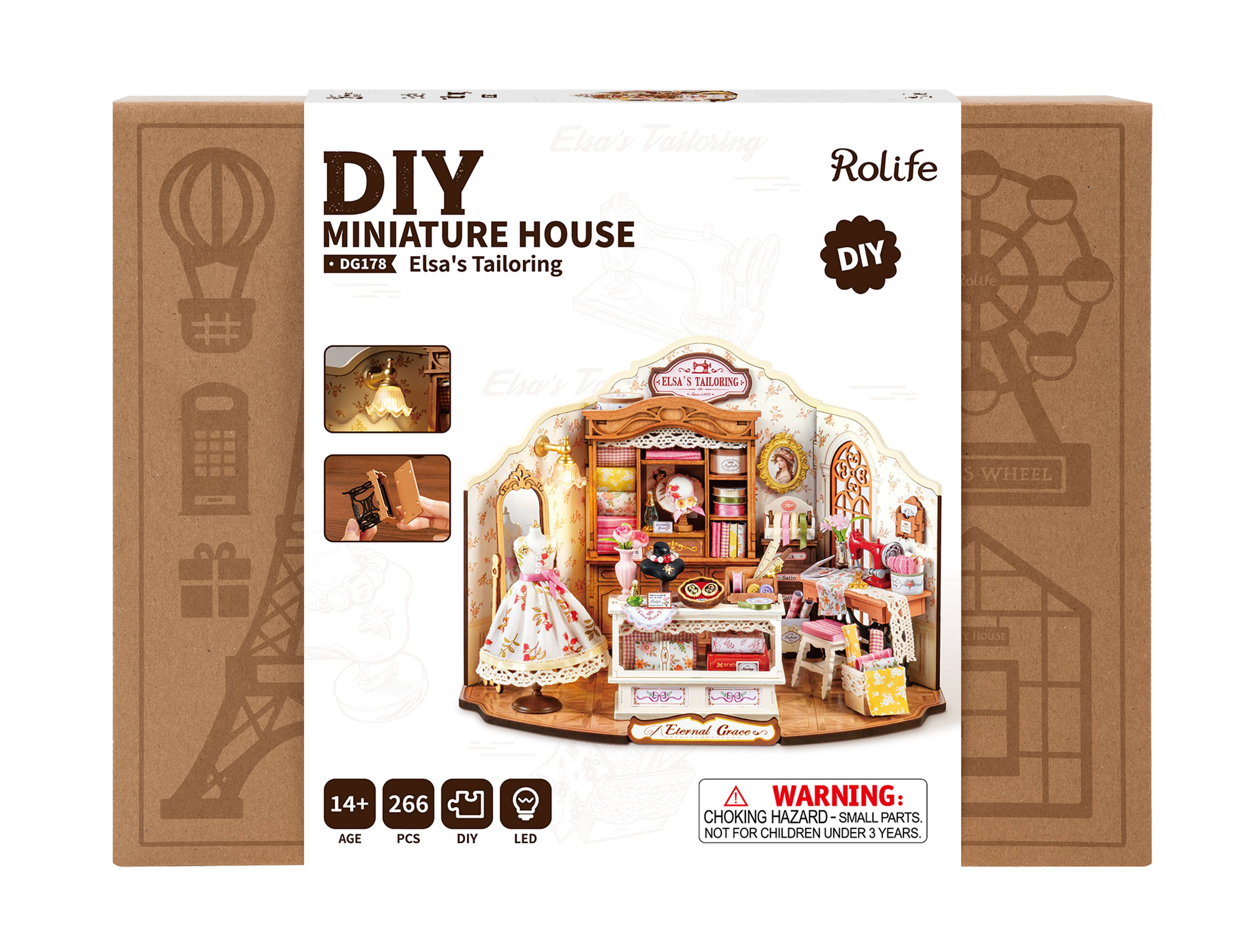 Robotime - Wholesale DIY Craft Kit - Elsa's Tailoring0