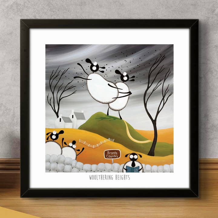 Woolthering Heights print for wholesale by Mervyn Tay Art
