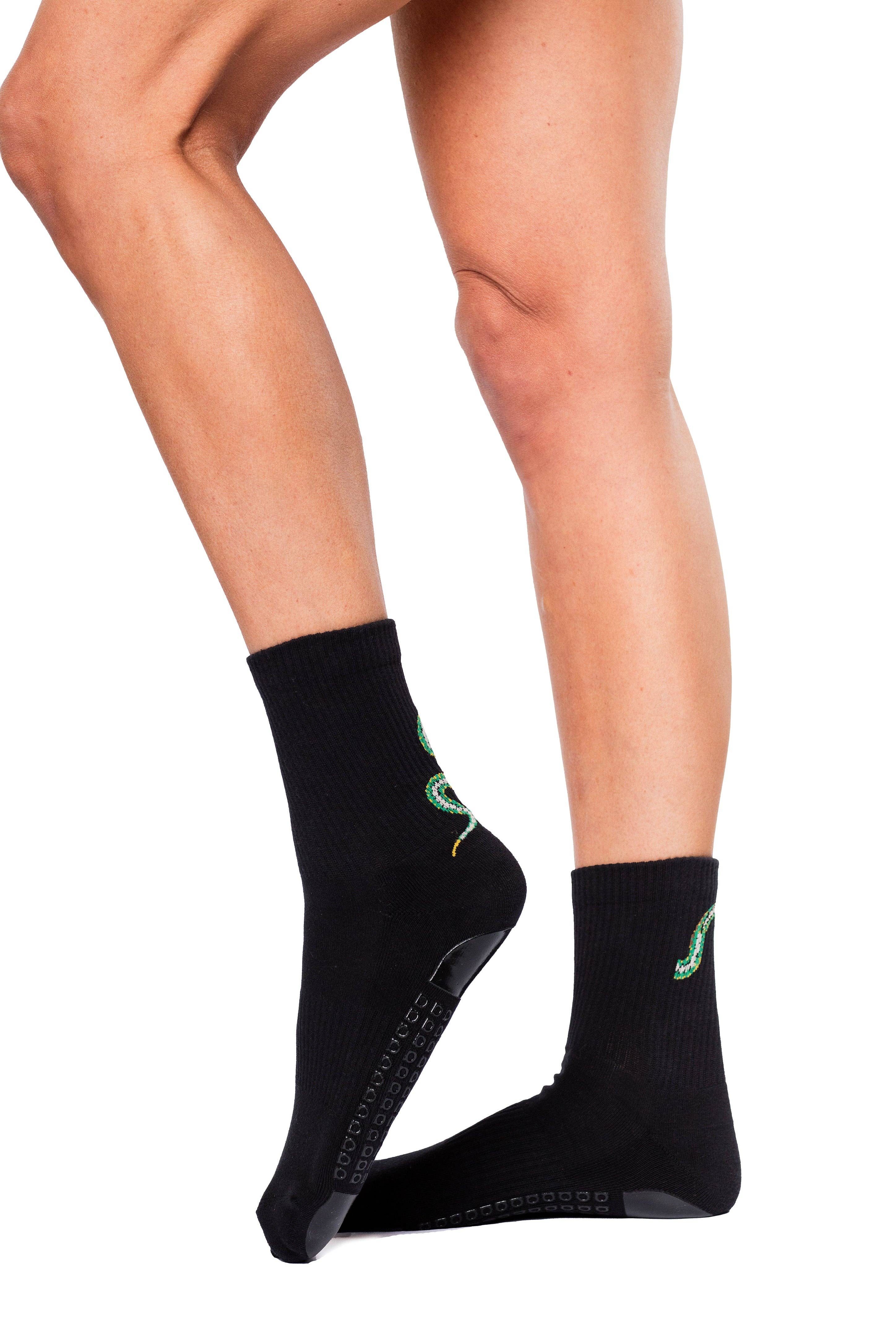 Black Snake Crew Grip Sock for wholesale on Faire1